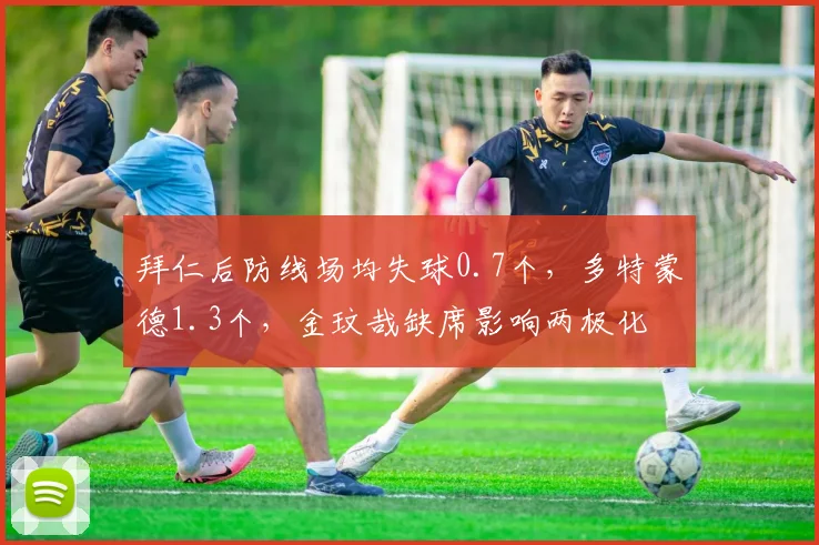 拜仁后防线场均失球0.7个,多特蒙德1.3个,金玟哉缺席影响两极化